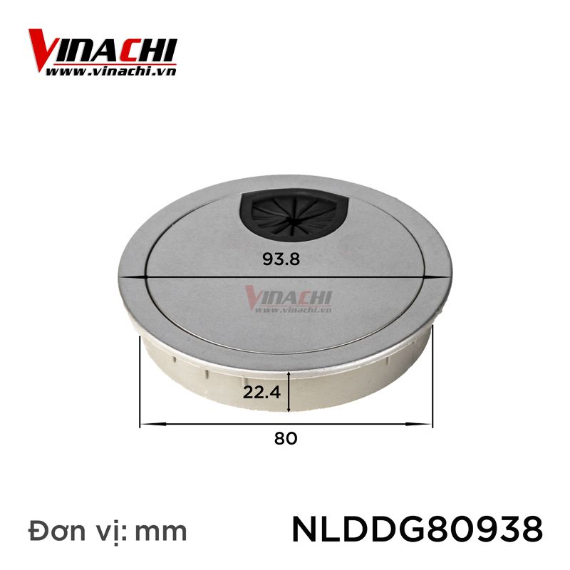 80*93.8mm - Màu ghi