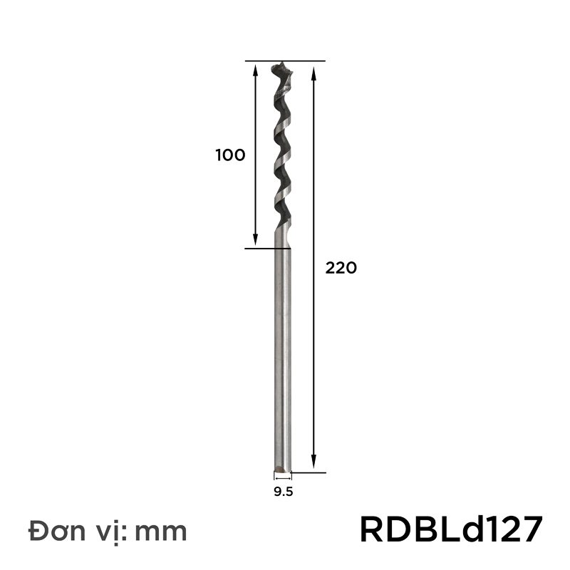 Ruột dài - 12,7mm