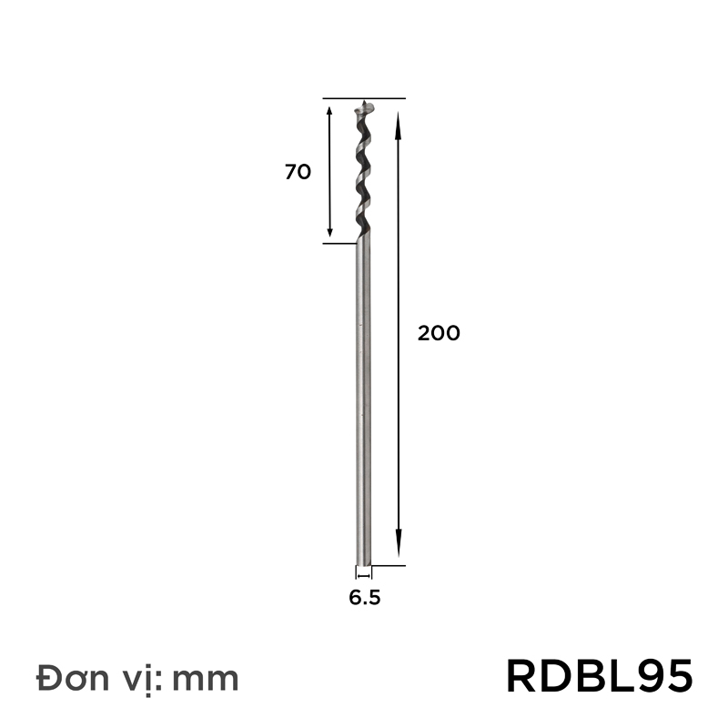 Ruột ngắn - 9,5mm