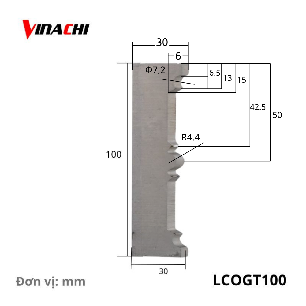 100mm - kiểu 2