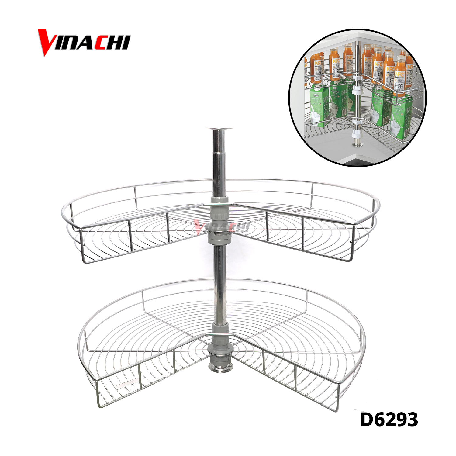 D6293  - Kệ góc xoay 270 độ inox 304 Duraval D6293.png