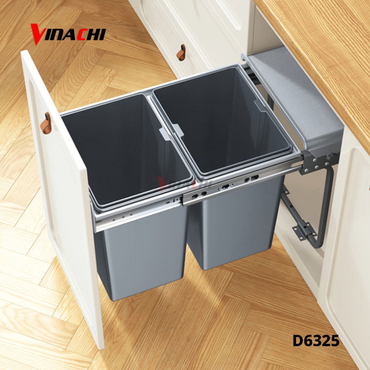 D6325 - Thùng rác tủ bếp hai ngăn Duraval D6325.png