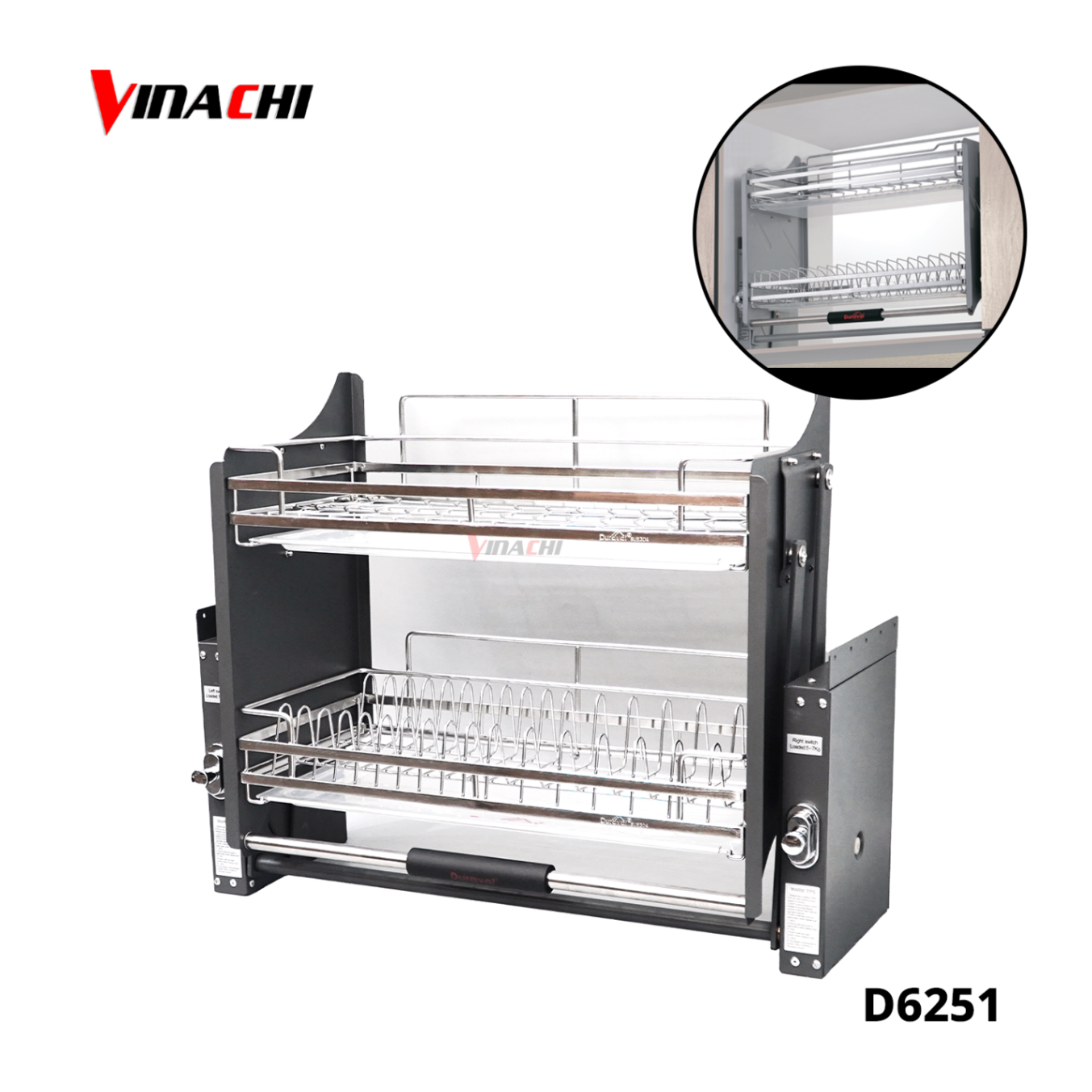 D6251 - Giá bát nâng hạ inox 304 Duraval D6251.png