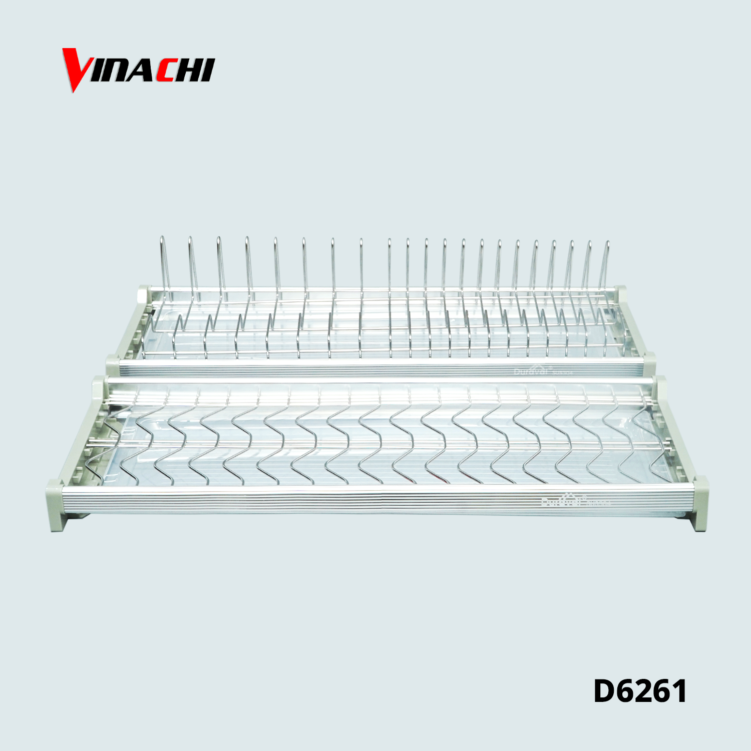 D6261 - Bộ giá bát đĩa cố định 2 tầng inox 304 Duraval D6261.png