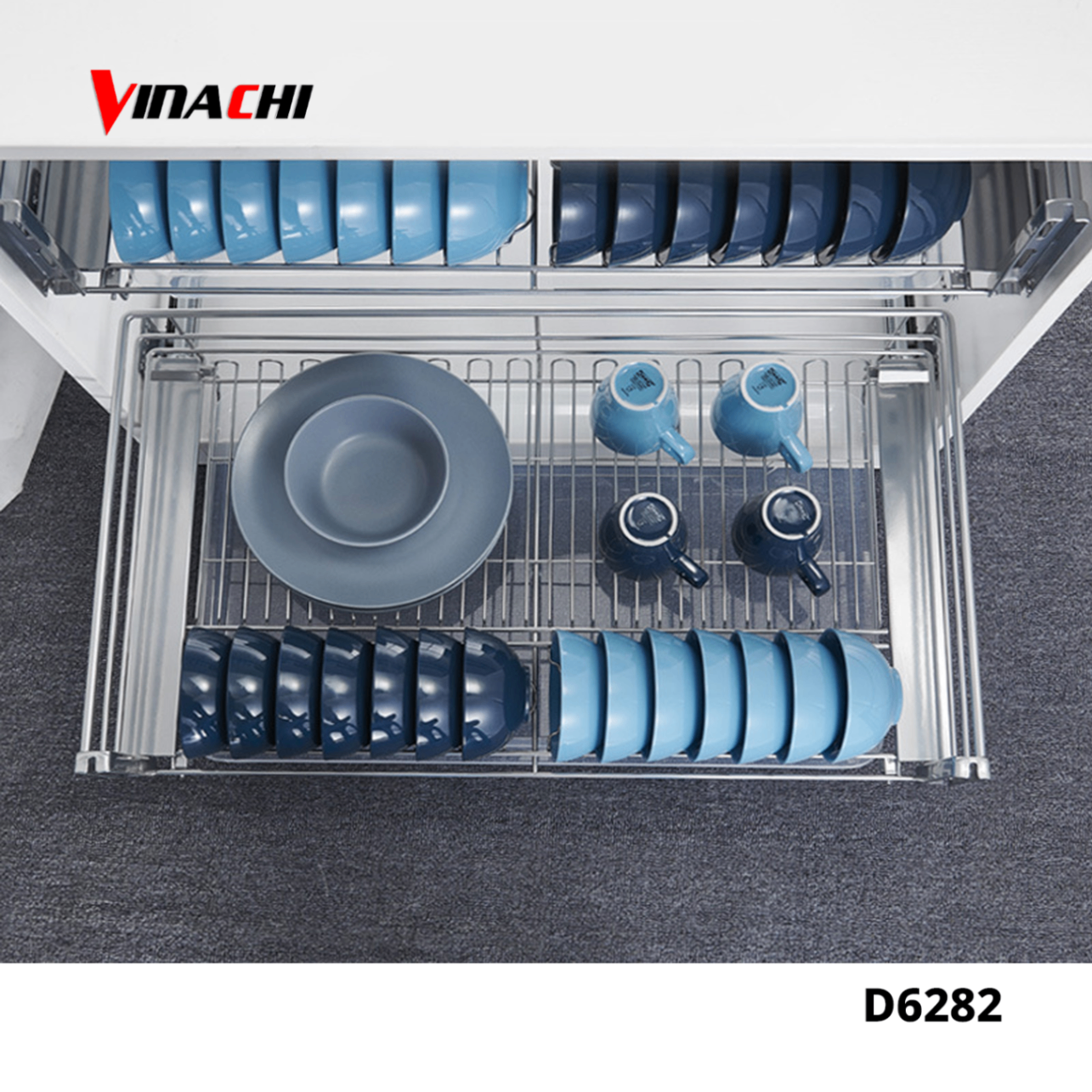 D6282 - Bộ 2 giá bát đĩa xoong nồi inox 304 Duraval D6282.png