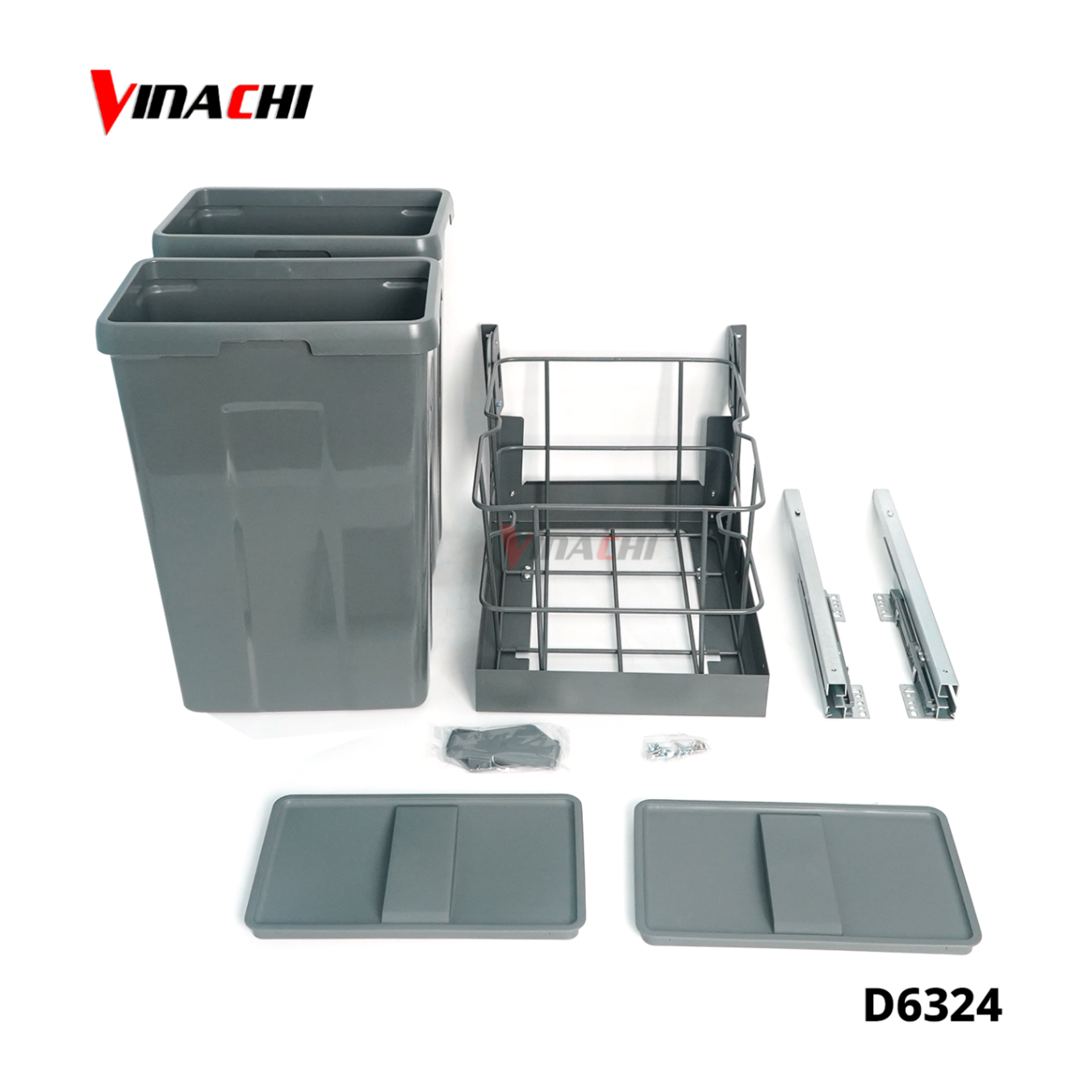 D6324 - Thùng rác âm tủ bếp nắp đậy Duraval D6324.png