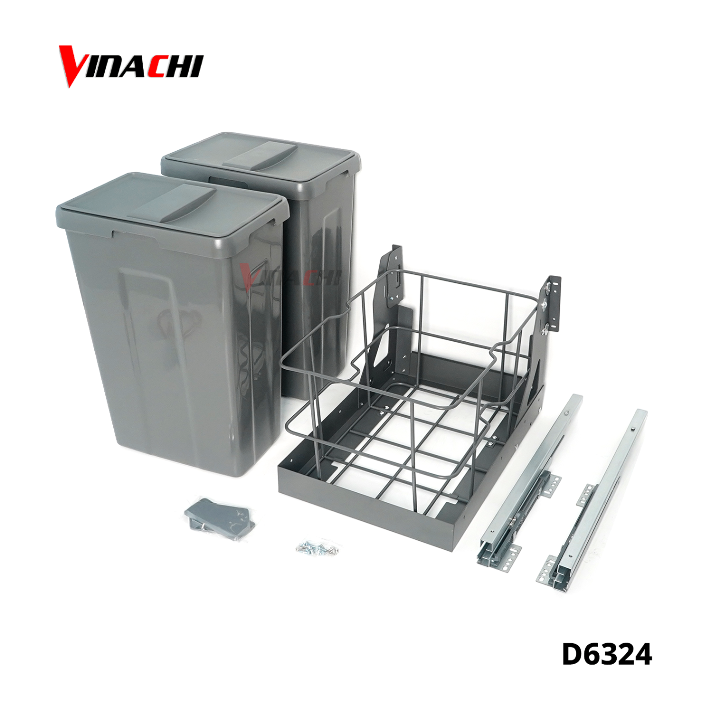 D6324 - Thùng rác âm tủ bếp nắp đậy Duraval D6324.png