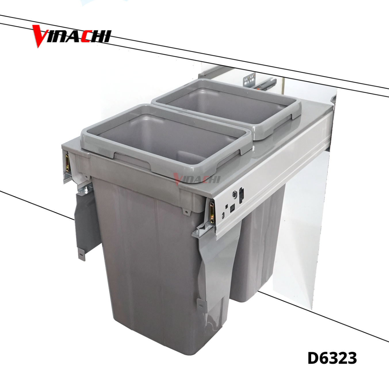 D6323 - Thùng rác liền cánh tủ bếp Duraval D6323-1.png