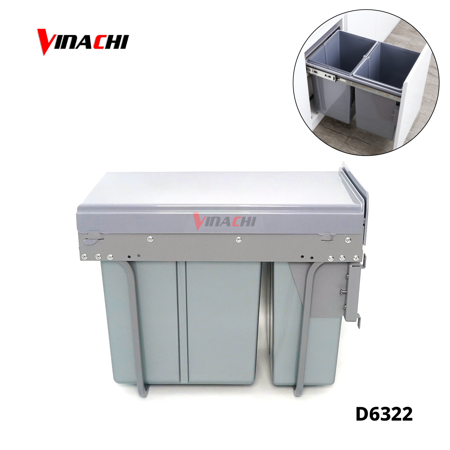 D6322 - Thùng rác 2 ngăn tủ bếp liền cánh Duraval D6322.png