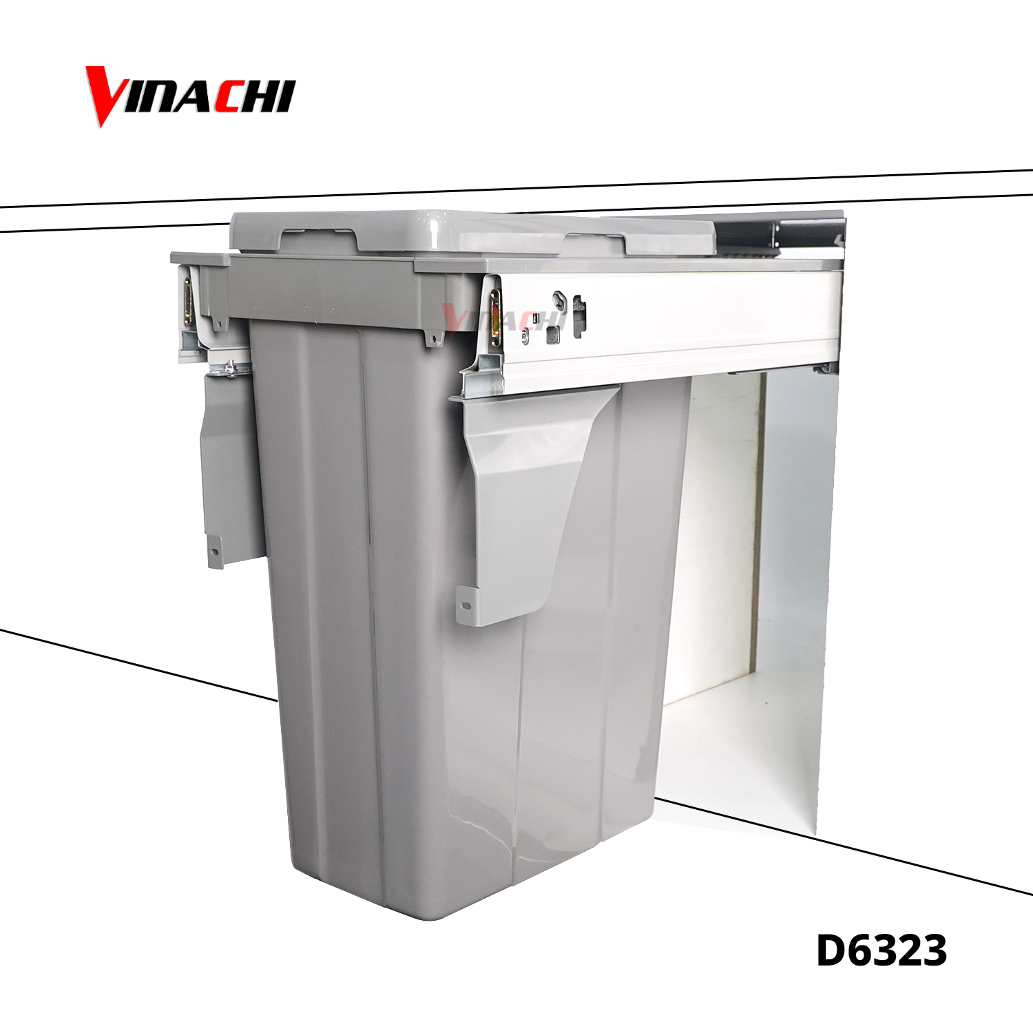 D6323 - Thùng rác liền cánh tủ bếp Duraval D6323-1.png