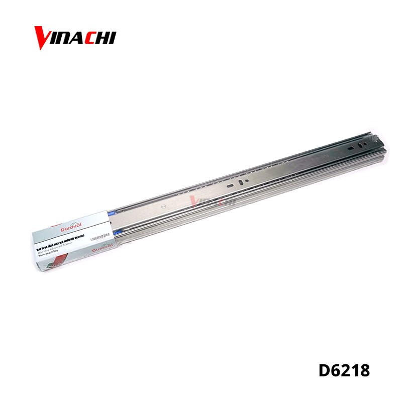 Ray bi 3 tầng inox 304 nhấn mở Duraval 45mm D6218