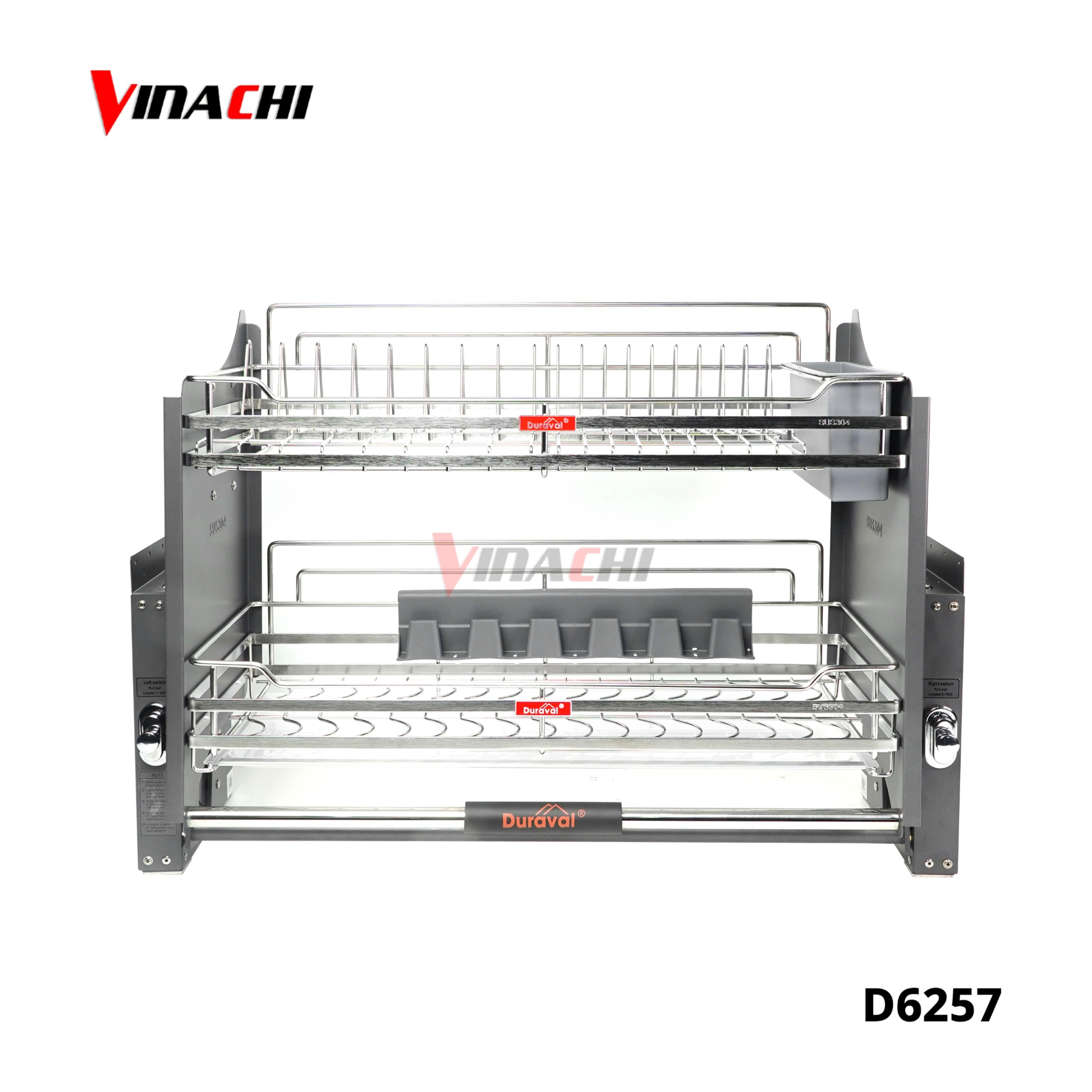 D6257 - Giá bát nâng hạ vách, nan inox 304 Duraval D6257.jpg