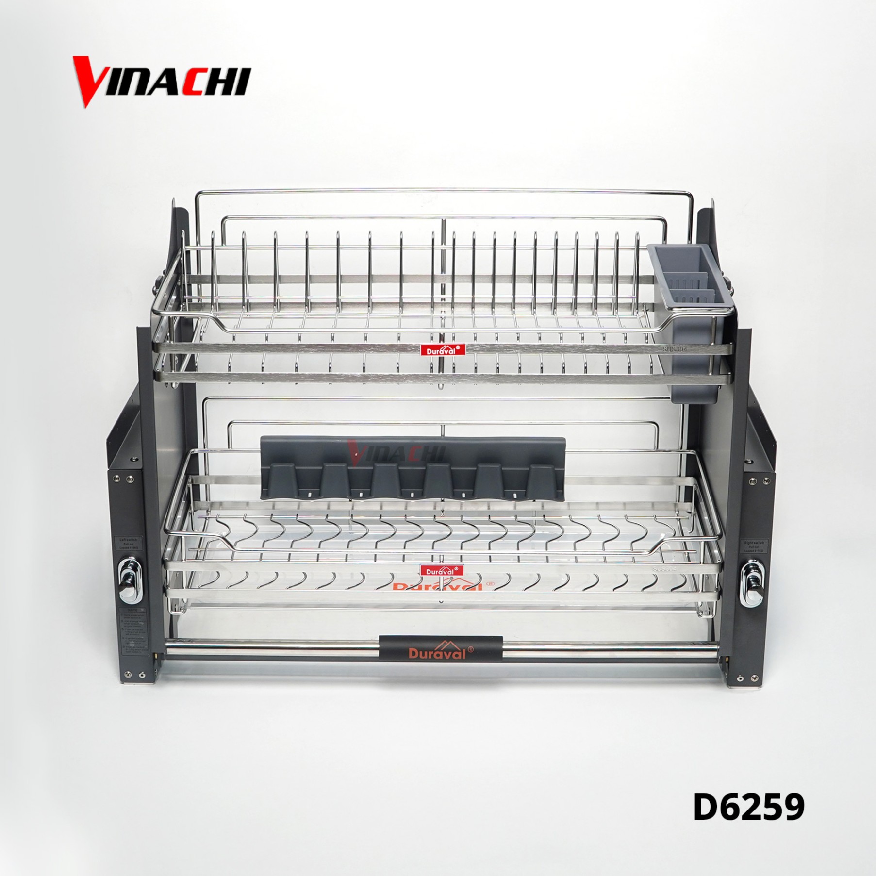 D6259 - Giá bát nâng hạ inox 304, Ống đũa Duraval D6259.jpg