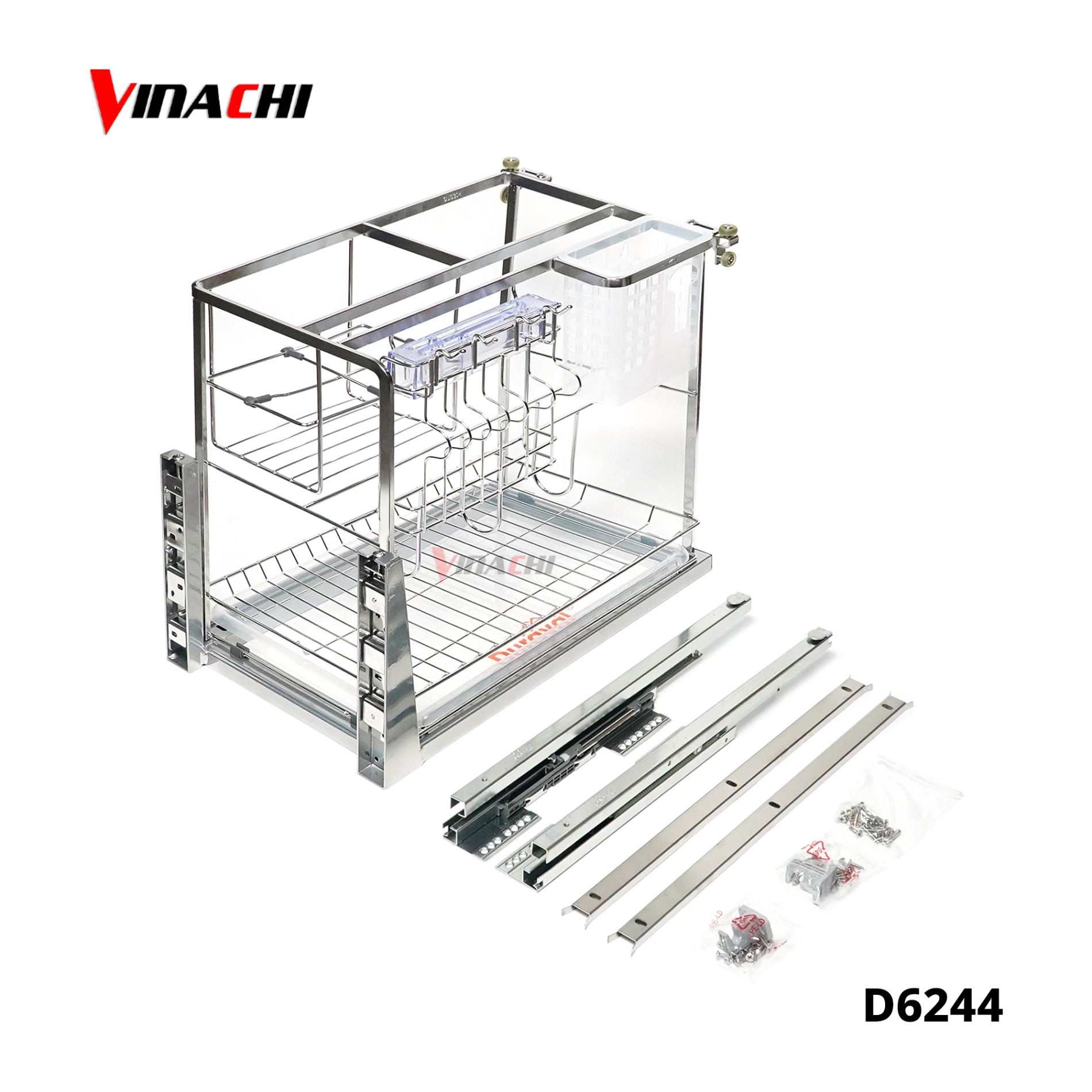 D6244 - Giá dao thớt inox 304, Ray chống gỉ Duraval D6244.jpg