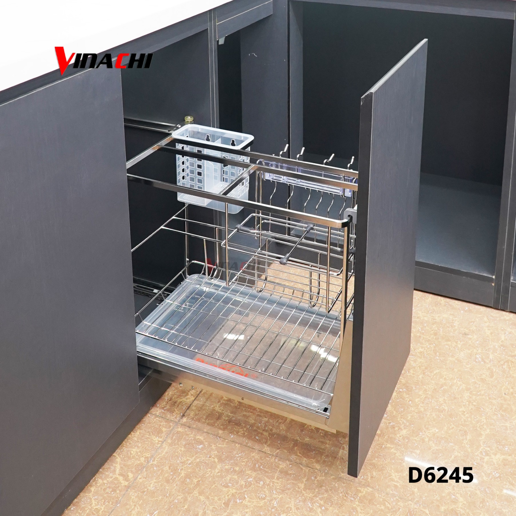 D6245 - Giá dao thớt, khung đỡ inox 304, Ray chống gỉ Duraval D6245.jpg