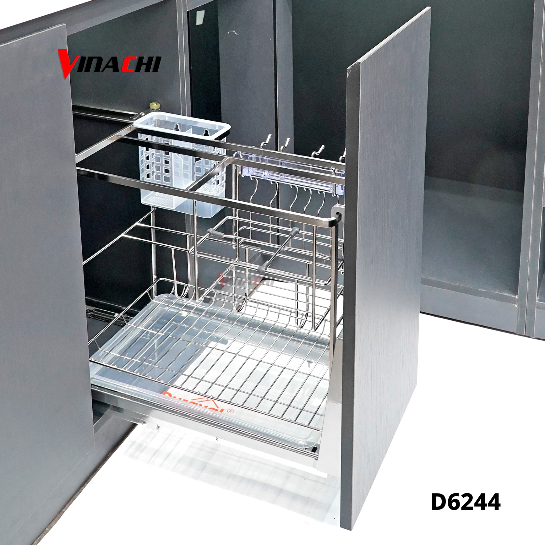 D6244 - Giá dao thớt inox 304, Ray chống gỉ Duraval D6244.jpg