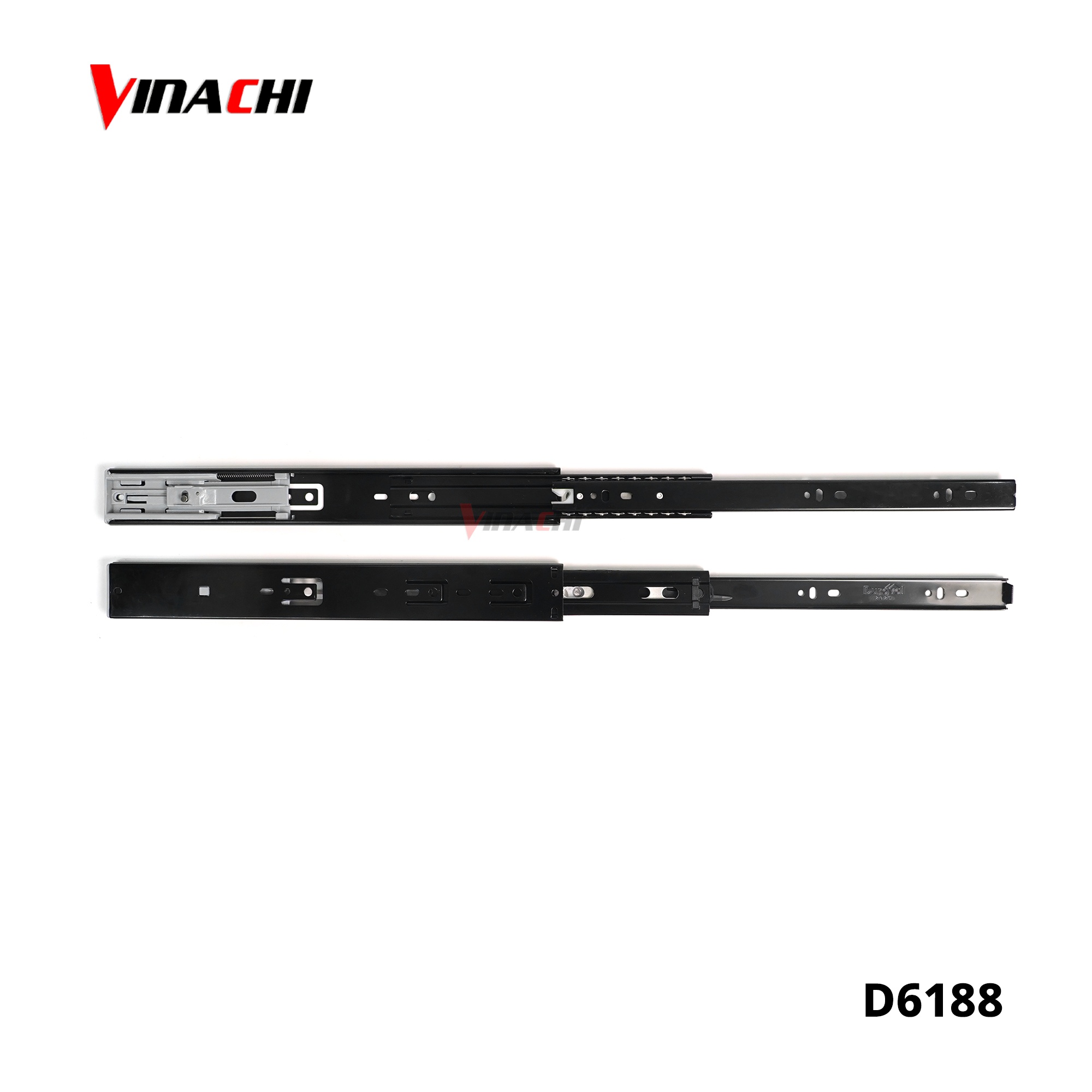 D6188 - Ray bi 3 tầng giảm chấn Duraval đen 45mm D6188.jpg