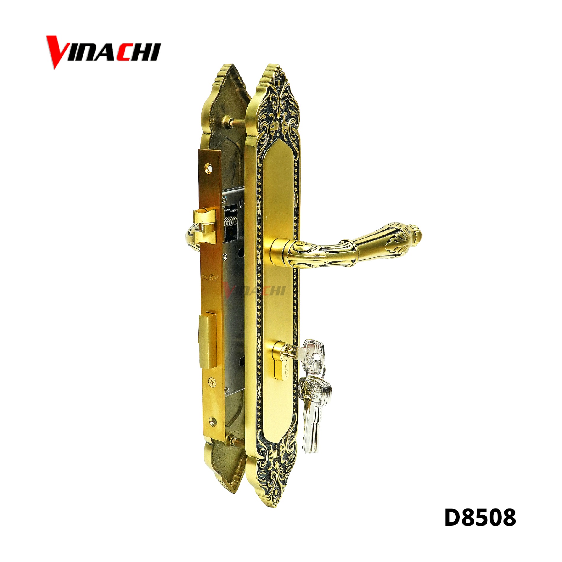 D8508 - Khoá tay gạt Đồng Duraval D8508.jpg