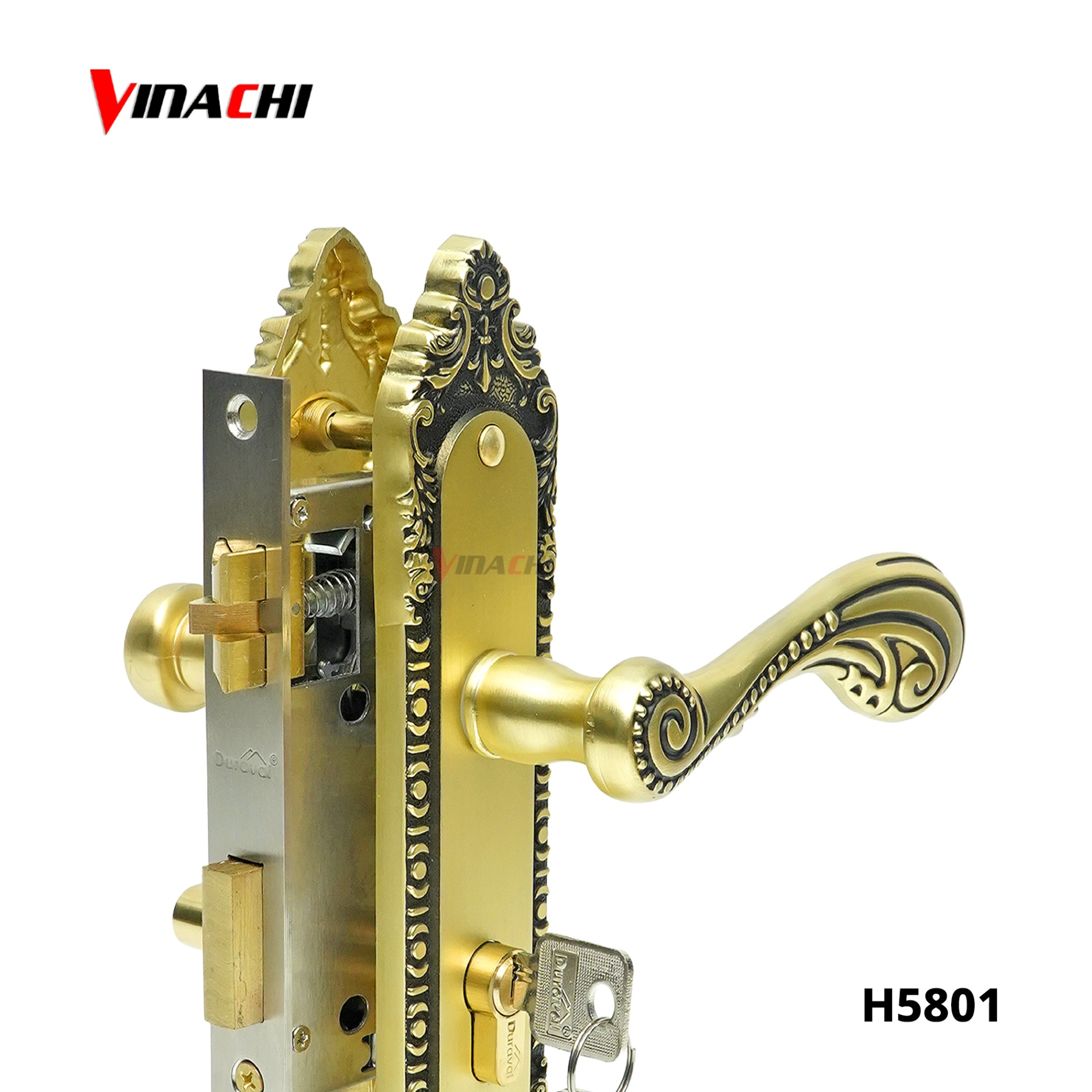 H5801 - Khoá tay nắm hợp kim Duraval H5801.jpg