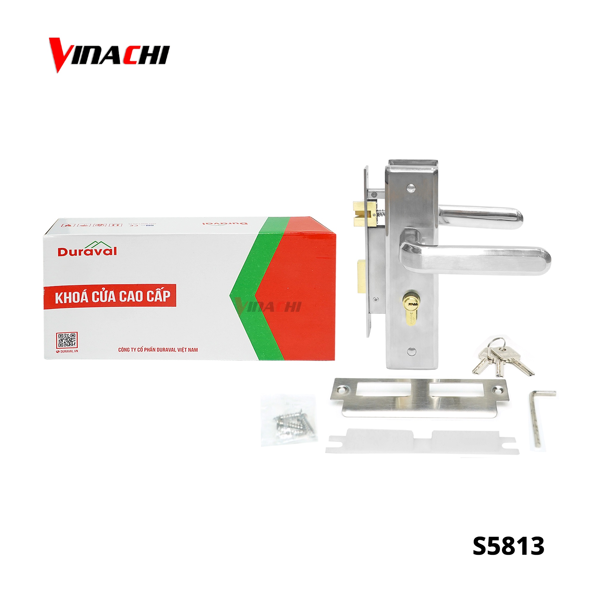S5813 - Khoá tay gạt Inox Duraval S5813.jpg