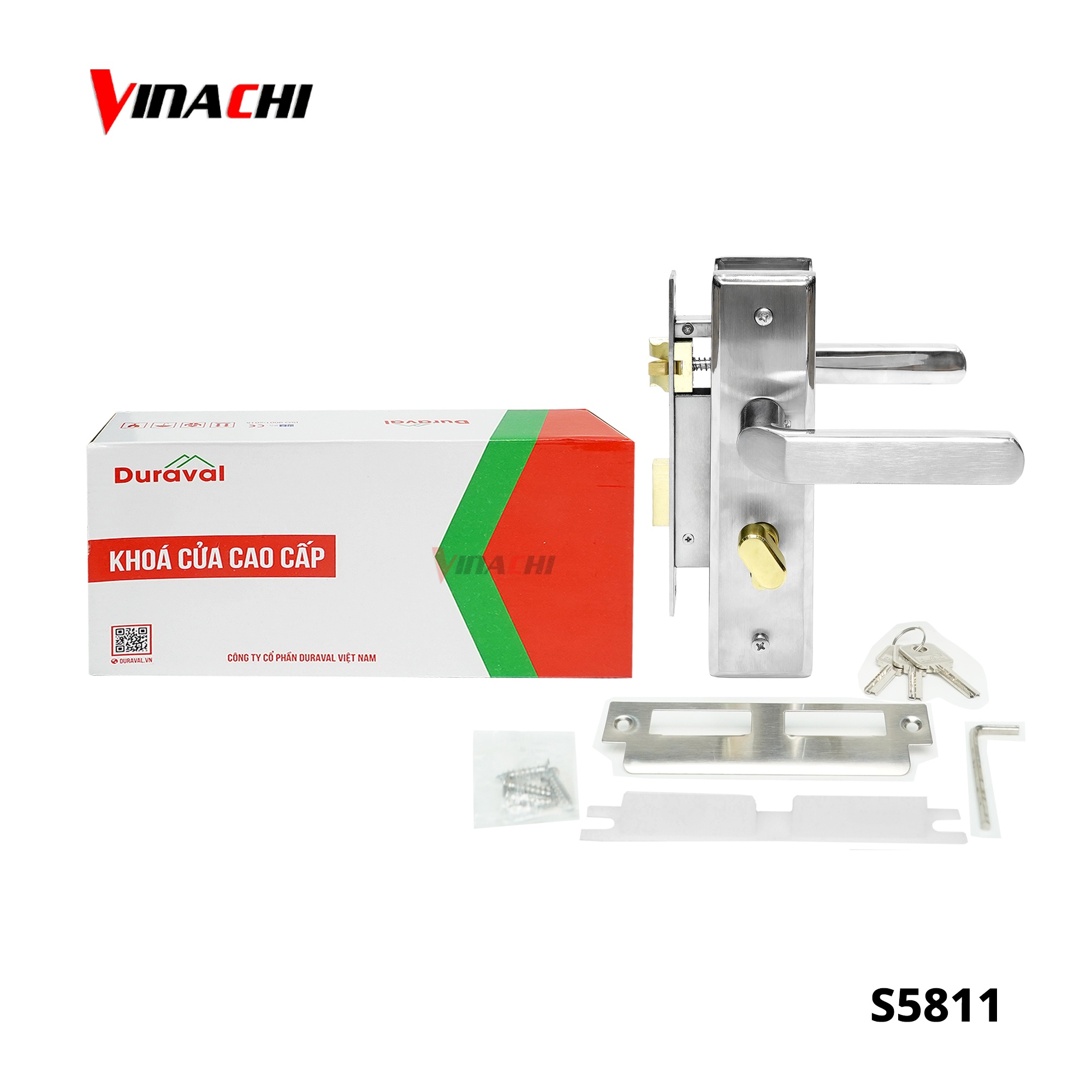 S5811 - Khoá tay gạt Inox Duraval S5811.jpg