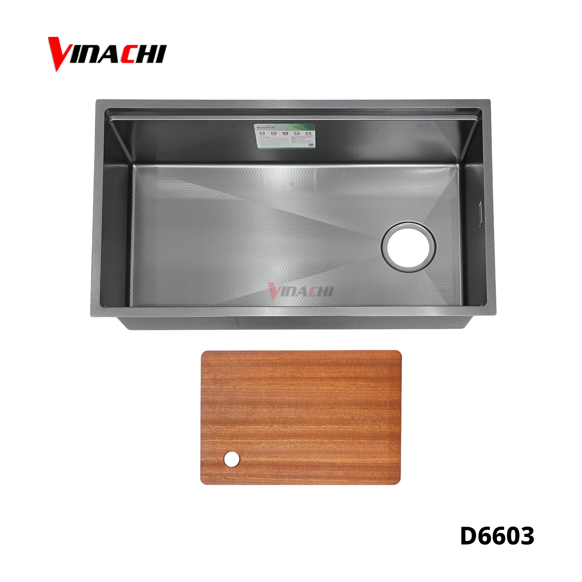 D6603 - Chậu rửa 1 hố inox 304 Duraval D6603.jpg
