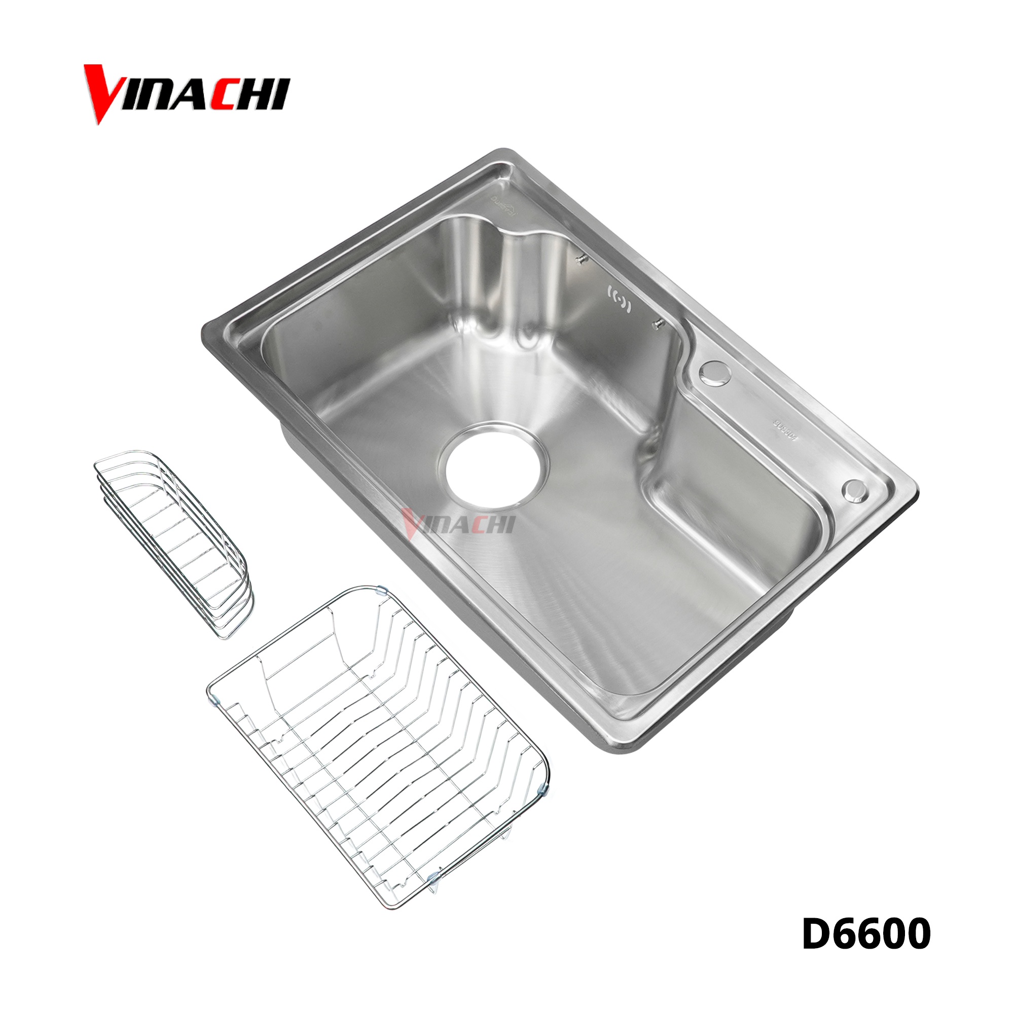 D6600 - Chậu rửa 1 hố inox 304 Duraval D6600.jpg