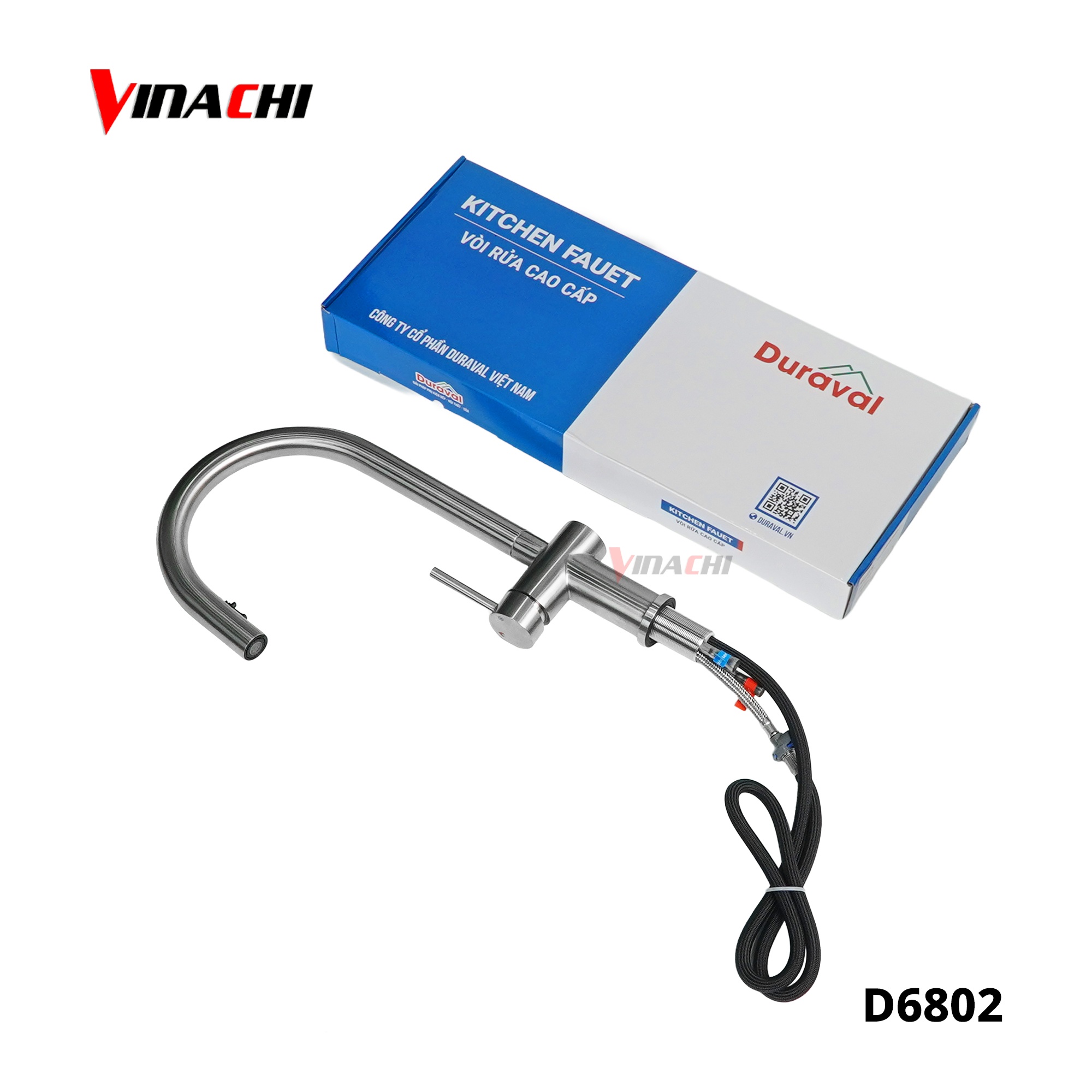 D6802 - Vòi rửa bát Inox 304 nóng lạnh Duraval D6802.jpg