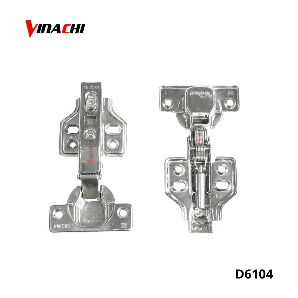 Bản lề giảm chấn Inox 304 Duraval D6104