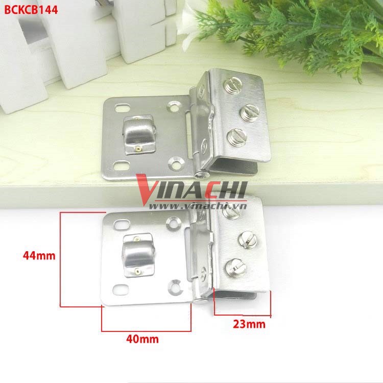 Bản lề cửa kính inox chốt bi