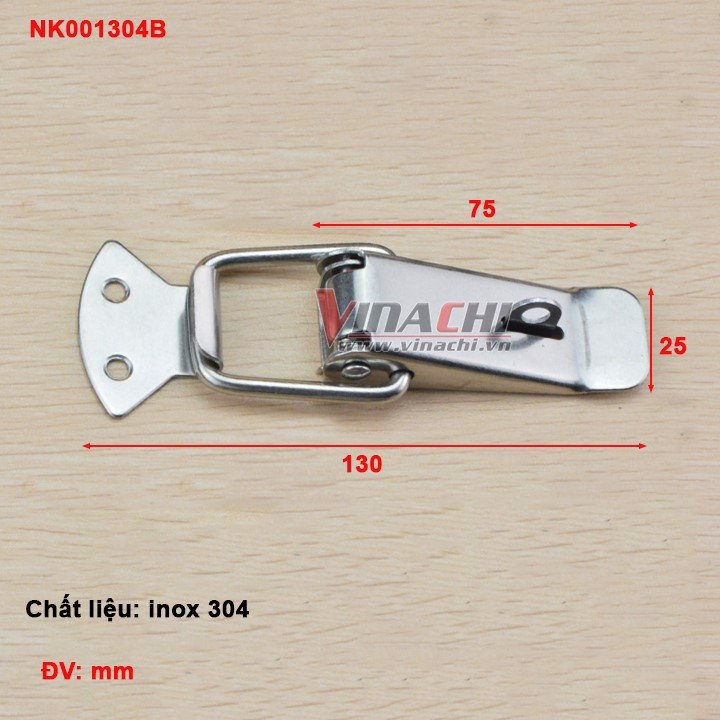 Nắp khóa inox 001