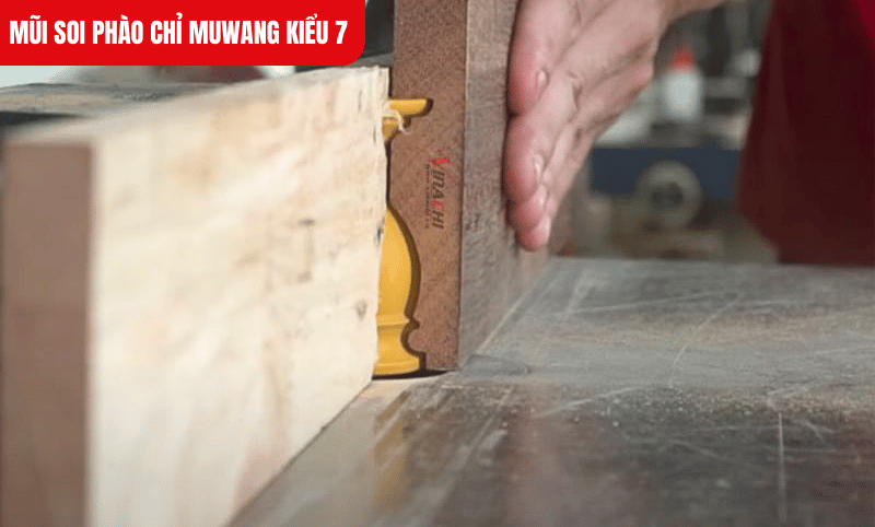 Mũi soi sâu vào gỗ 13mm, tạo hoa văn sắc nét và đồng đều