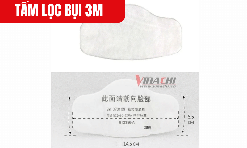 Tấm lọc bụi 3M giảm nguy cơ các bệnh về đường hô hấp do tiếp xúc với bụi mịn, khói, và các chất độc hại