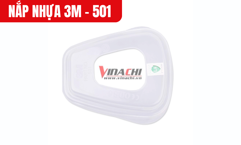Được chế tạo từ nhựa ABS cao cấp, Nắp nhựa 3M - 501 khó bị nứt gãy trong quá trình sử dụng
