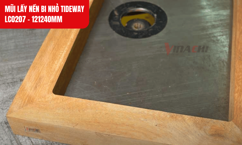Lưỡi cắt có độ ăn sâu 3,17mm, giúp lấy nền gọn gàng, không làm hư hại lớp bề mặt xung quanh