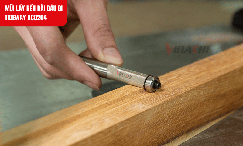 Mũi lấy nền Tideway AC0204 gia công chính xác, sắc nét trên gỗ cứng như lim, trắc,…