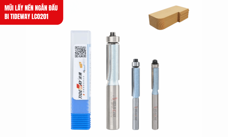 Mũi có khả năng cắt trên nhiều loại gỗ công nghiệp và gỗ tự nhiên mềm, đảm bảo hiệu suất ổn định