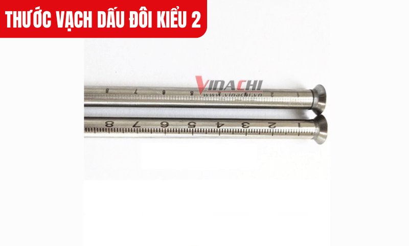 Thanh trượt được khắc số bằng công nghệ laze, mang lại các vạch đo rõ nét, dễ đọc và không bị phai mờ theo thời gian