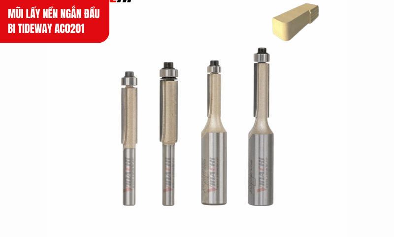 Thiết kế đầu bi tròn giúp giảm lực cắt và tạo bề mặt cắt mịn hơn