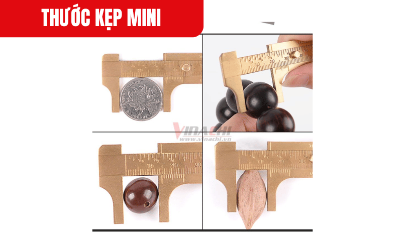 Kẹp vừa đủ để giữ vật cần đo không nên siết chặt gây biến dạng chi tiết hoặc làm lệch hàm đo