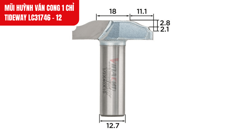 Lưỡi cắt bằng hợp kim Đức cho độ sắc bén cao, bền bỉ khi cắt liên tục trên nhiều loại gỗ