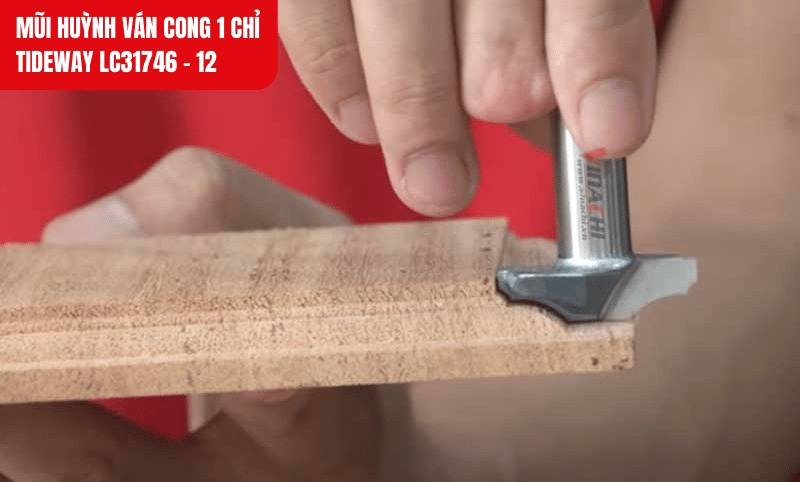 Thân mũi làm bằng thép chịu lực giúp ổn định khi vận hành, hạn chế rung lắc trong quá trình cắt