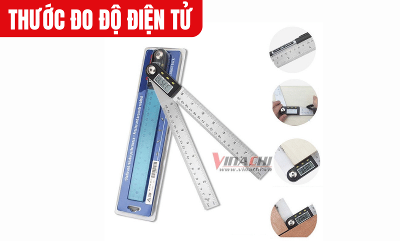 Màn hình điện tử LCD hiện đại cho phép hiển thị số liệu chính xác đến 0.1°