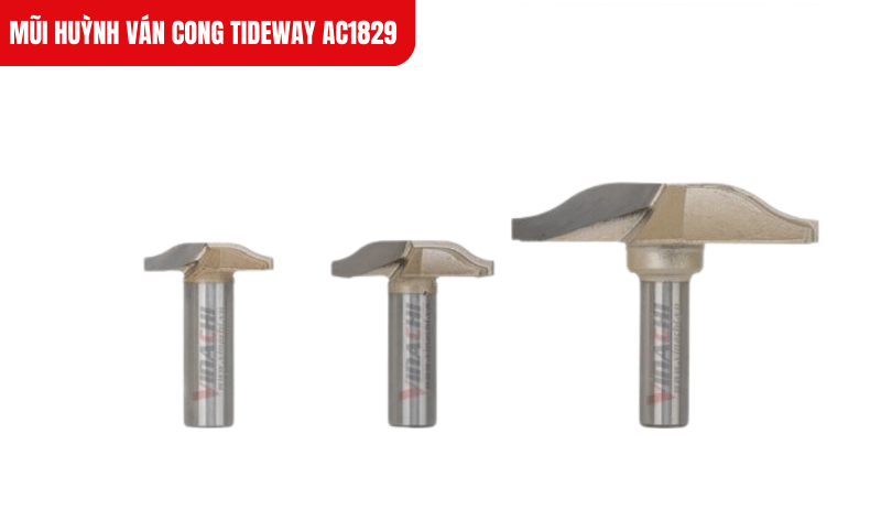 Mũi huỳnh ván cong Tideway AC1829