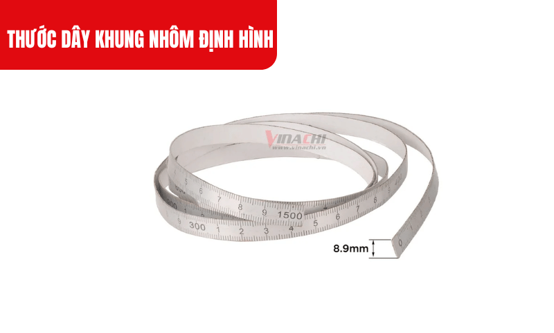 Kích thước chi tiết của sản phẩm Thước dây khung nhôm định hình