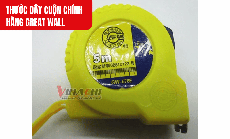 Thước dây cuộn chính hãng Great Wall 5m