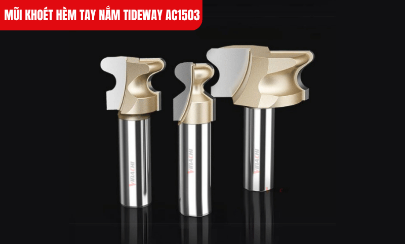 Mũi khoét hèm chuyên dùng để tạo rãnh âm tay nắm trên cánh tủ, hộc kéo và cánh cửa