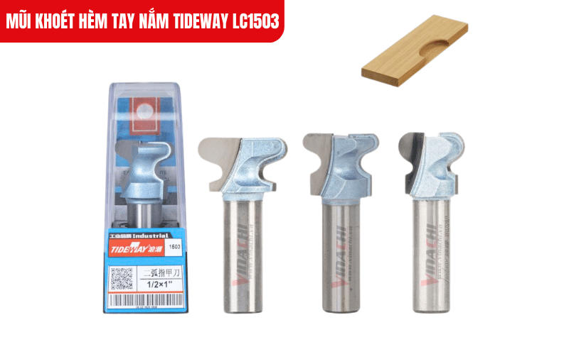 Mũi đa kích thước, giúp đáp ứng đa dạng nhu cầu lắp đặt tay nắm