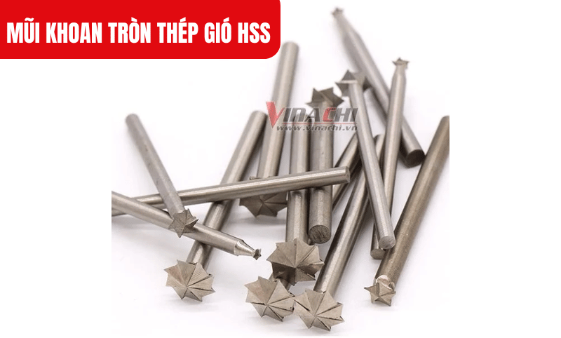 Nhờ được chế tạo từ thép gió HSS, mũi khoan có độ cứng cao, chịu được áp lực lớn và chống mài mòn tốt