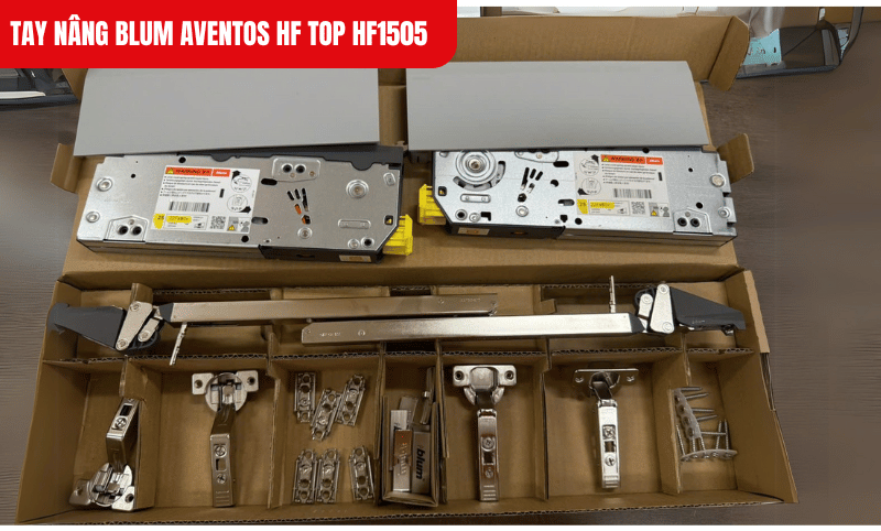 Trọn bộ sản phẩm Tay nâng Blum AVENTOS HF TOP HF1505